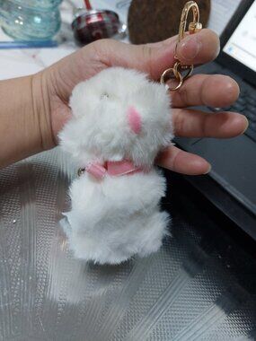 Juicy Couture Super Cute Mini Clip On Puppy Bag Charm Keychain Accessory